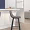 Flash Furniture 24" Gray LeatherSoft Counter Stools, PK 2 CH-212069-24-GY-GG - alternate 9